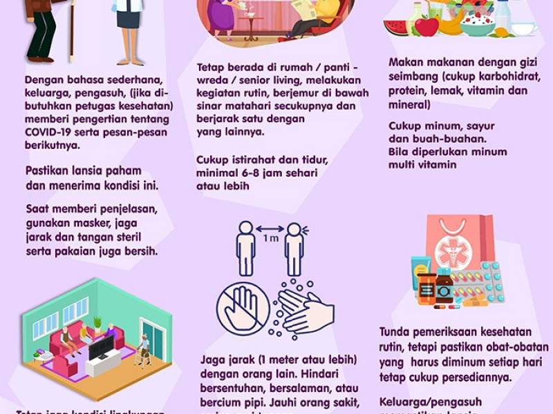 Agar lansia terhindar dari Covid