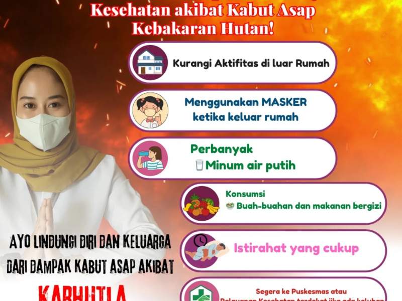 HIMBAUAN KEWASPADAAN BAHAYA KESEHATAN AKIBAT KABUT ASAP