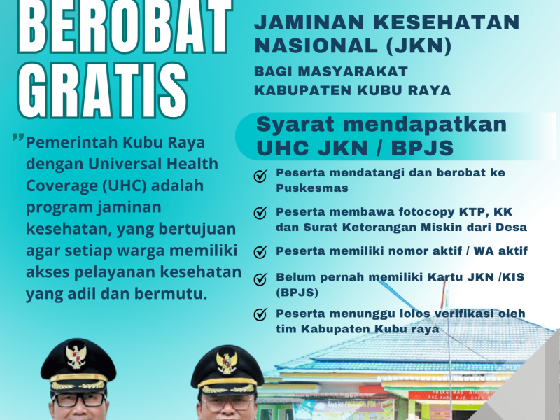 SYARAT MENDAFTAR BPJS PBI DAERAH KAB. KUBU RAYA